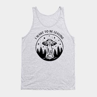 I want to be leaving Original Aesthetic Tribute 〶 Tank Top